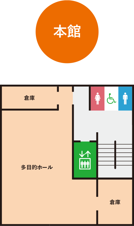 4階のフロアマップ